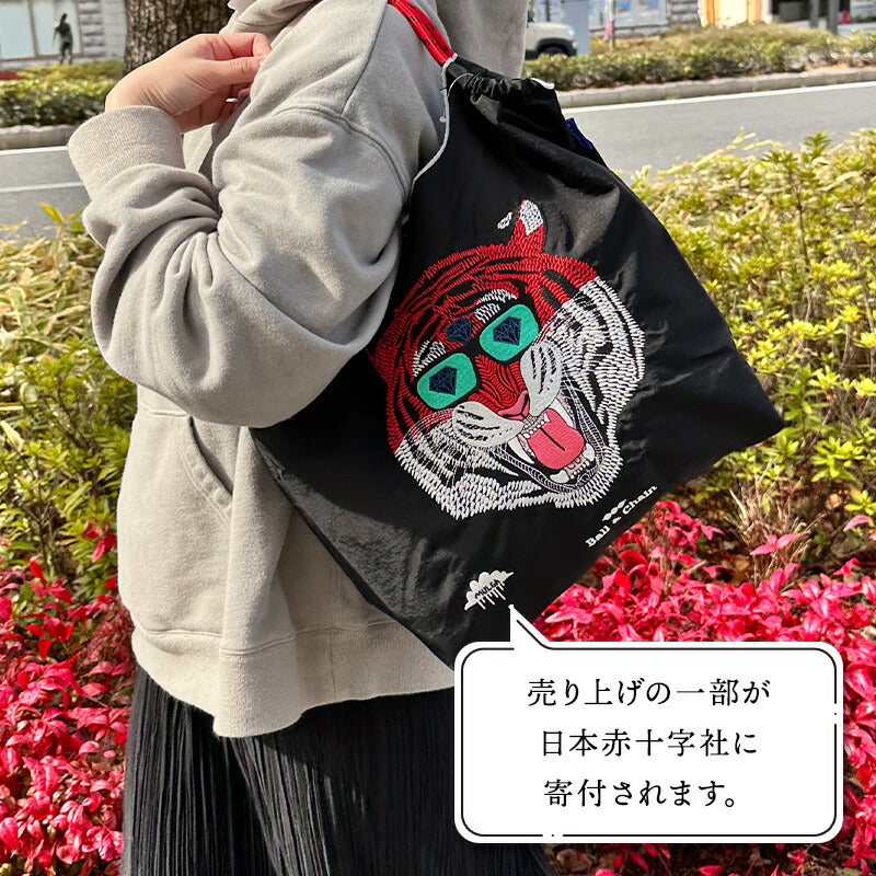 Ball&Chain Embroidered Eco Bag Size M Bag Series Direct from Japan