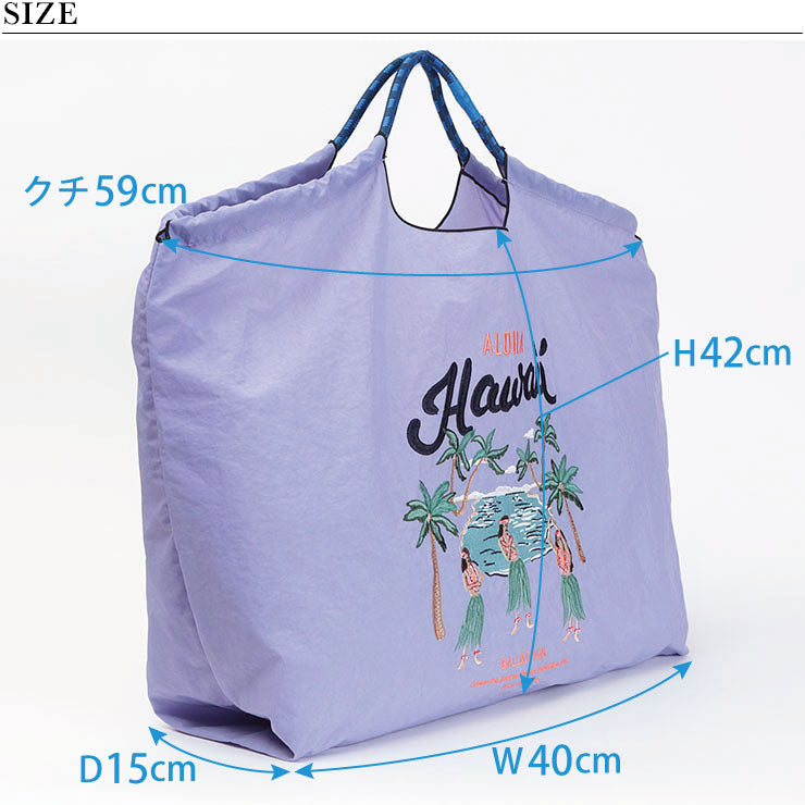 Ball&Chain Embroidered Eco Bag Size L Bag Series Direct from Japan
