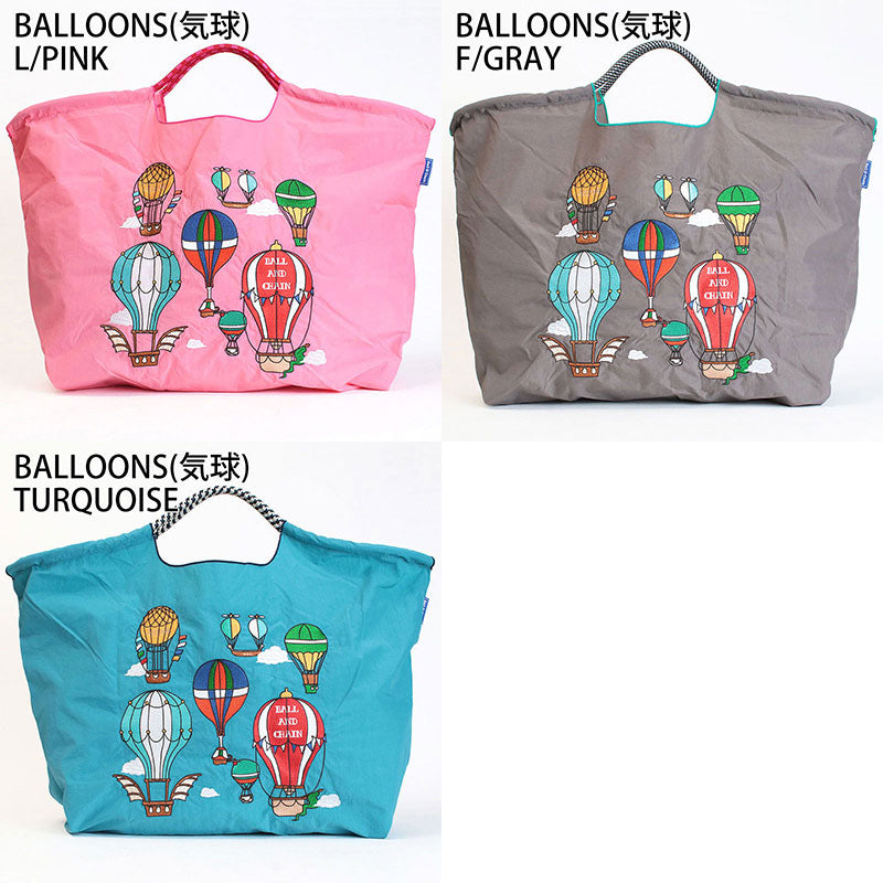 Ball&Chain Embroidered Eco Bag Size L Bag Series Direct from Japan