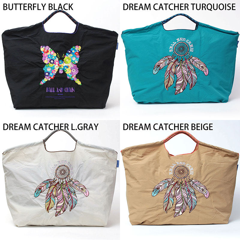 Ball&Chain Embroidered Eco Bag Size L Bag Series Direct from Japan