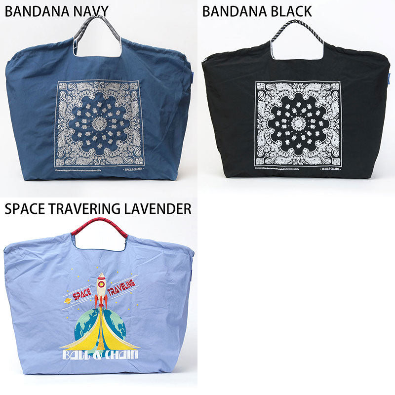 Ball&Chain Embroidered Eco Bag Size L Bag Series Direct from Japan