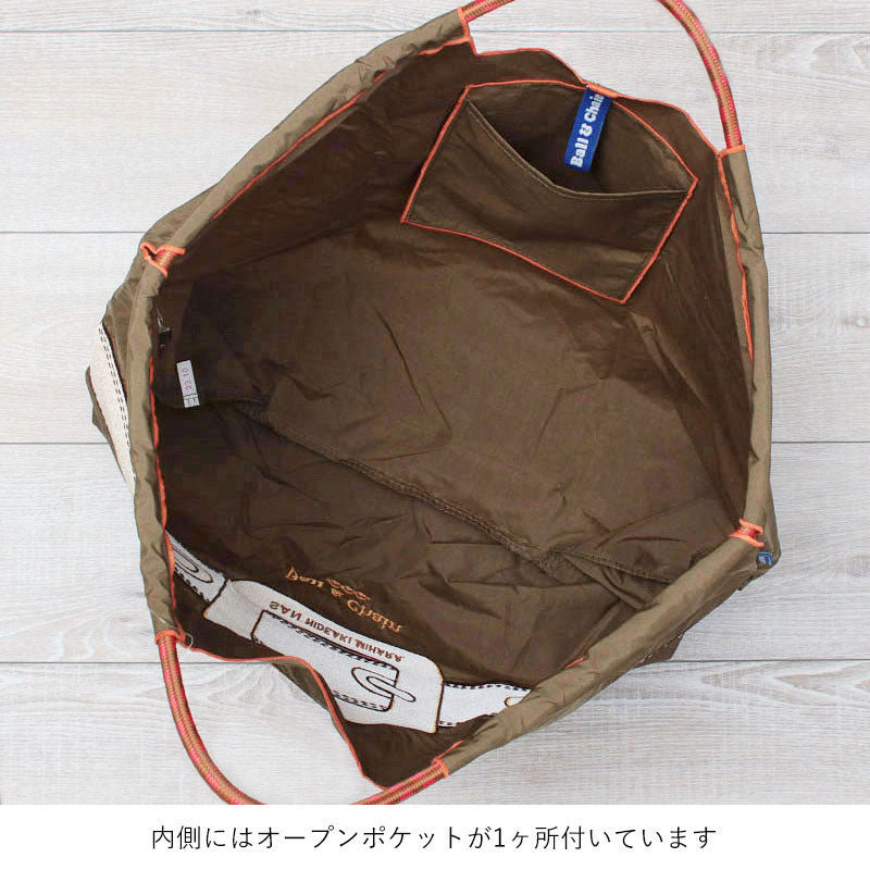 Ball&Chain Embroidered Eco Bag Size L Bag Series Direct from Japan