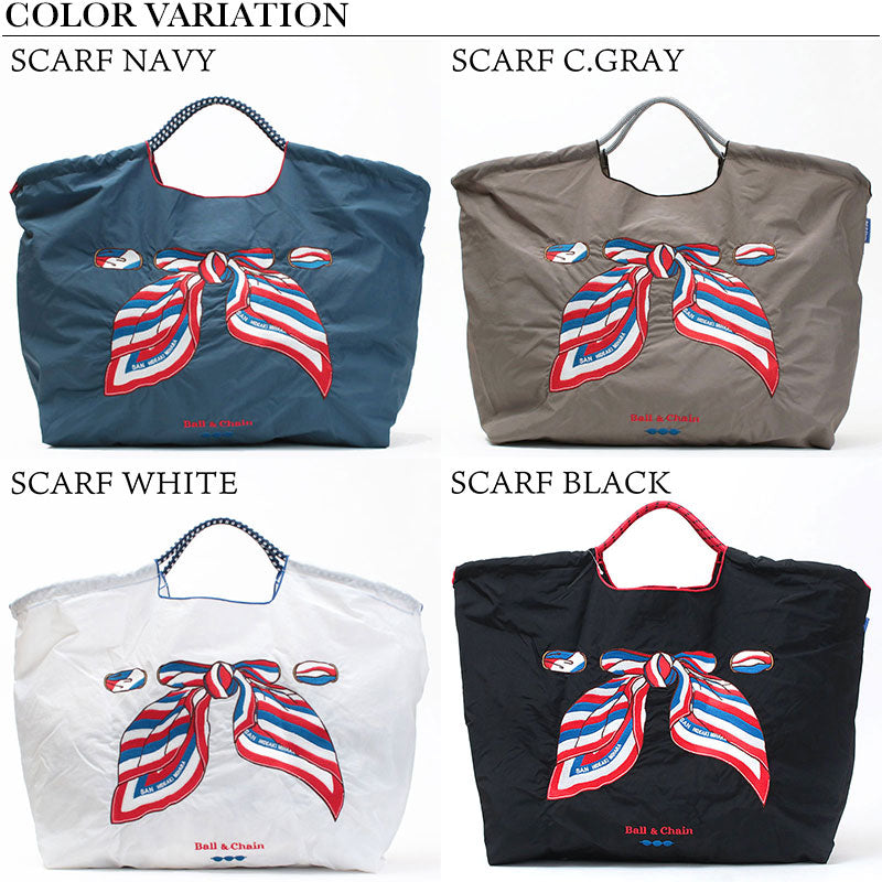 Ball&Chain Embroidered Eco Bag Size L Bag Series Direct from Japan