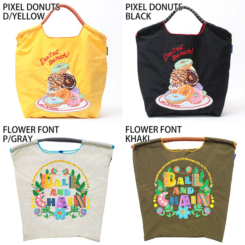 Ball&Chain Embroidered Eco Bag Size M Bag Series Direct from Japan