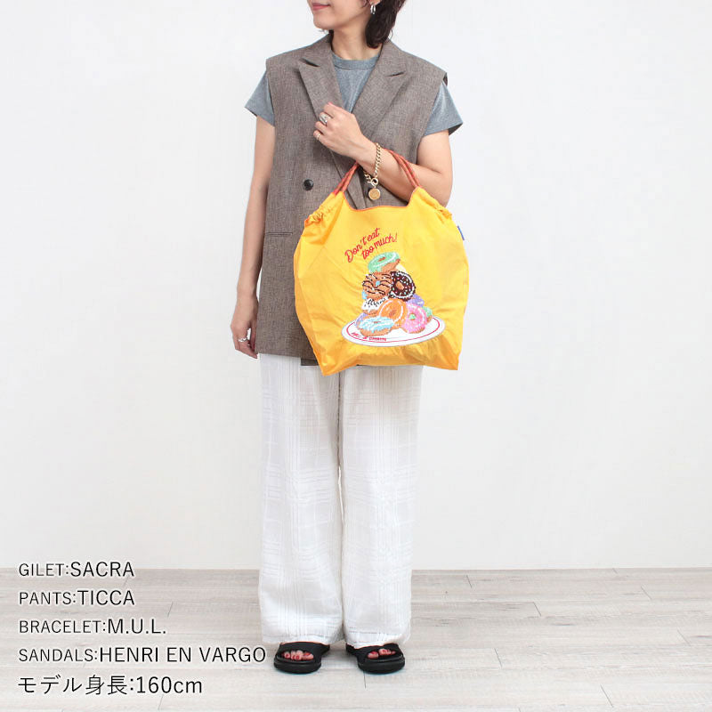 Ball&Chain Embroidered Eco Bag Size M Bag Series Direct from Japan