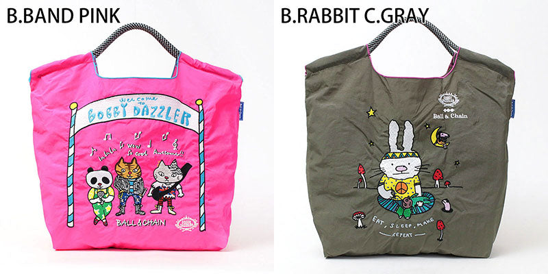 Ball&Chain Embroidered Eco Bag Size M Bag Series Direct from Japan