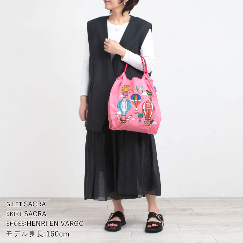 Ball&Chain Embroidered Eco Bag Size M Bag Series Direct from Japan