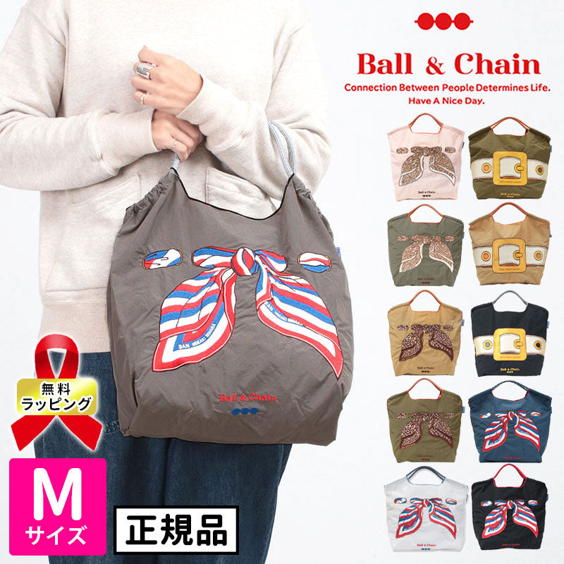 Ball&Chain Embroidered Eco Bag Size M Bag Series Direct from Japan