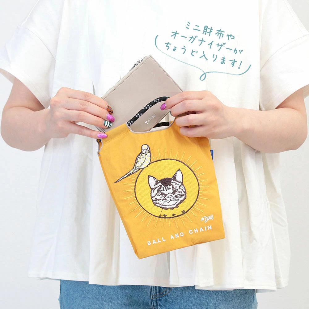 Ball&Chain Embroidered Eco Bag Size S Bag Series Direct from Japan