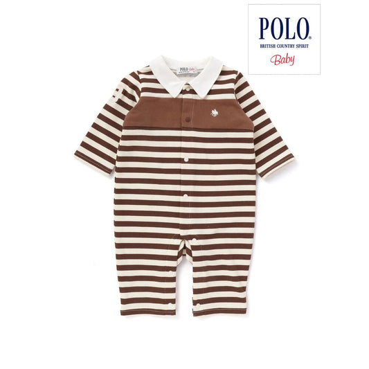 日本童裝 SLAP SLIP x POLO BCS 連衣 60-80cm 男童款 初生嬰兒 秋季 Jumpsuit