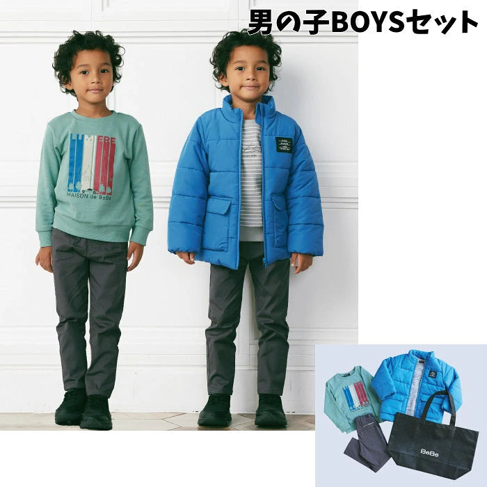 日本直送 BeBe 福袋4點 110-140cm 男童款/女童款 2027年日本新春福袋 【日本預售:2026年1月1日】