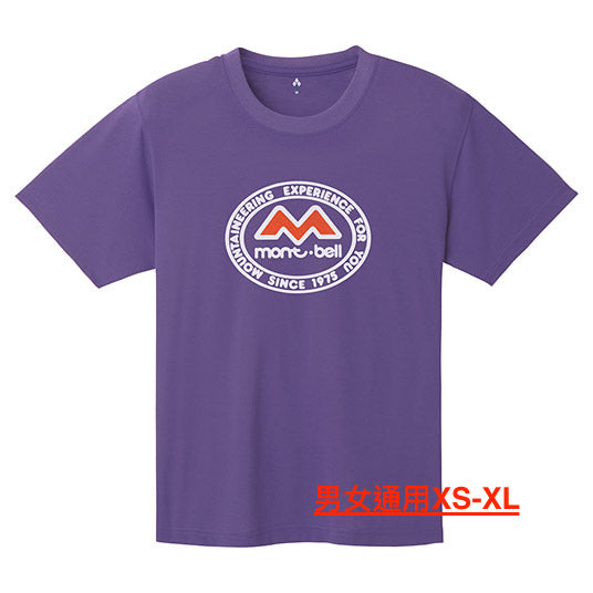 Japanese children's clothing mont-bell UV-resistant/water-absorbent/quick-drying/durable/odor-suppressing 50th M Mark top 100-160cm/XS-XL boys/girls/adult summer TOPS
