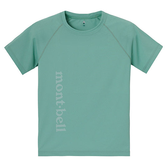 Mont-Bell UV-Proof/Ultra-Thin/Coolest/Deodorant Sports Tops (130-160cm) for Boys and Girls Summer