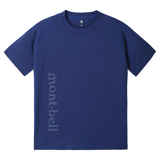 Mont-Bell UV-Proof/Ultra-Thin/Coolest/Deodorant Sports Tops (130-160cm) for Boys and Girls Summer