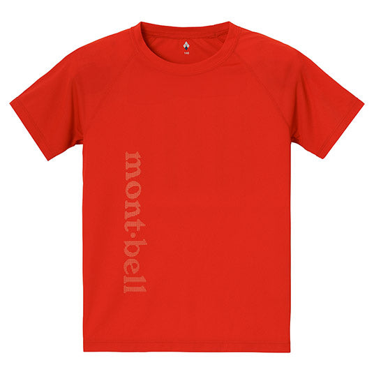 Mont-Bell UV-Proof/Ultra-Thin/Coolest/Deodorant Sports Tops (130-160cm) for Boys and Girls Summer