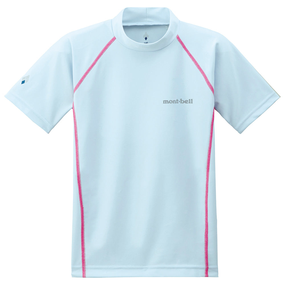 Mont-Bell UV/Waterproof Series Amphibious Short-Sleeved Tops (130-160cm) for Boys Summer TOPS (Summer Swimsuit Special)