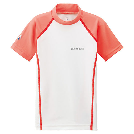 日本童裝 mont-bell 防UV/防水系列 水陸兩用 短袖上衣 100-120cm 男童款 夏季 TOPS 夏日玩水泳衣特輯