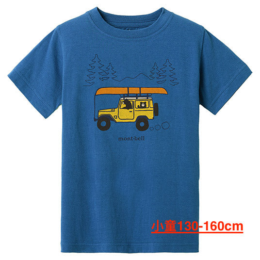 Mont-Bell UV-Proof/Organic Cotton/Breathable Camper Top (100-160cm/XS-XL) for Boys/Girls/Adults Summer