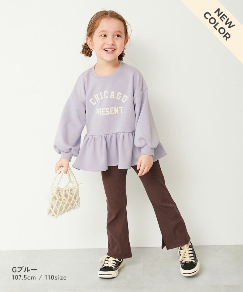 日本童裝 dev!rock 荷葉邊衛衣 100-160cm 女童款 冬季 TOPS