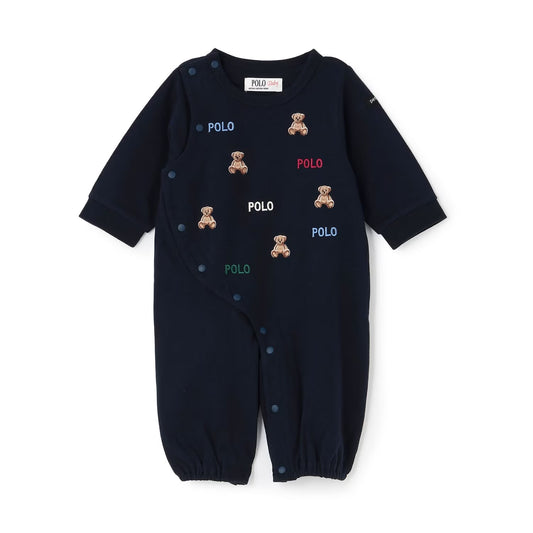 日本童裝 pe#main x【POLO BCS】2Way 連衣 50-70cm 男童款/女童款 初生嬰兒 秋季 Jumpsuit
