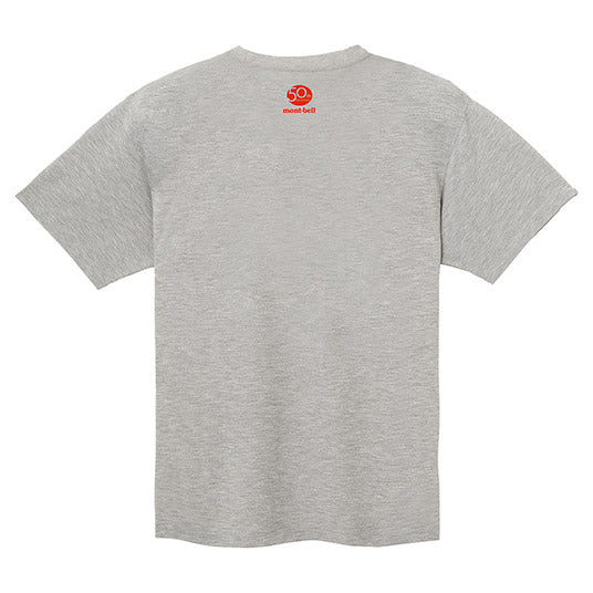 日本童裝 mont-bell 防UV/吸水速乾/耐用/抑制氣味 50th M Mark上衣 100-160cm/XS-XL 男童款/女童款/大人款 夏季 TOPS