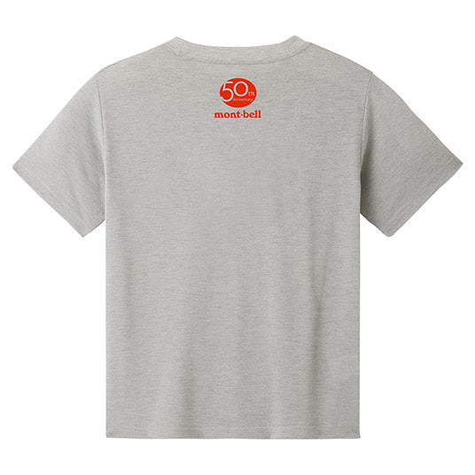 日本童裝 mont-bell 防UV/吸水速乾/耐用/抑制氣味 50th M Mark上衣 100-160cm/XS-XL 男童款/女童款/大人款 夏季 TOPS