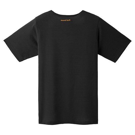 Japanese children's clothing mont-bell UV protection / breathable / moisture absorbing / quick-drying rock logo short-sleeved T-shirt 130-160cm / XS-XL boys / girls / adult summer TOPS