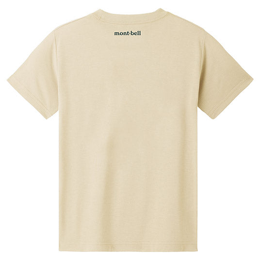 Japanese children's clothing mont-bell UV protection / quick-drying / odor-suppressing distant mountain top 130-160cm / XS-XL adult / boy / girl summer TOPS