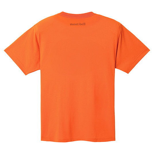 Japanese children's clothing mont-bell UV protection / natural cotton / quick-drying / durable / odor-suppressing forest ditch fire evening top 100-160cm / XS-XL boys / girls / adult summer TOPS