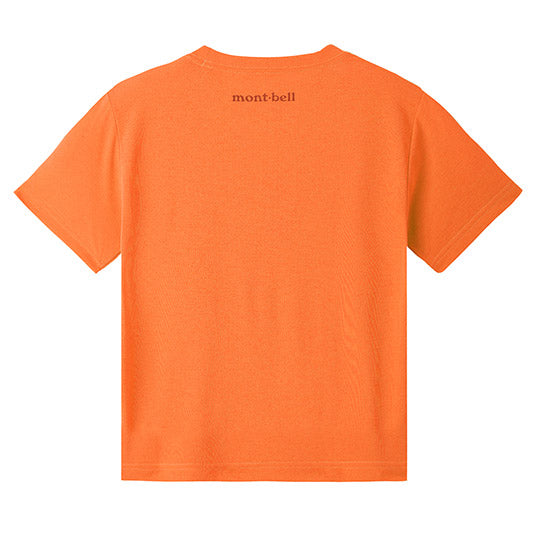 Japanese children's clothing mont-bell UV protection / natural cotton / quick-drying / durable / odor-suppressing forest ditch fire evening top 100-160cm / XS-XL boys / girls / adult summer TOPS