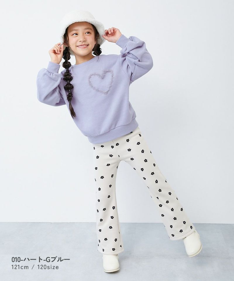 日本童裝 dev!rock 抓毛薄紗圖案衛衣 100-160cm 女童款 冬季 TOPS