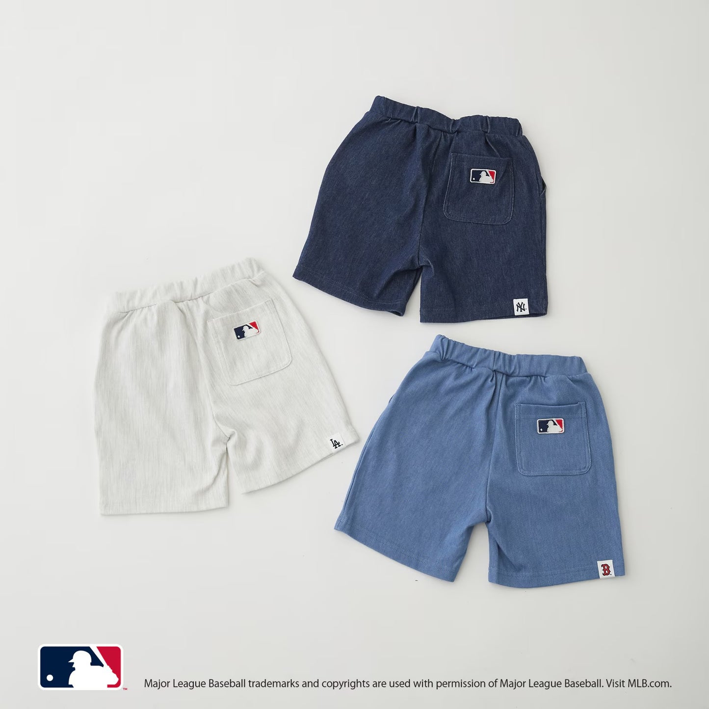 日本童裝 pe#main x 【MLB】運動短褲 80-130cm 男童款/女童款 夏季 PANTS