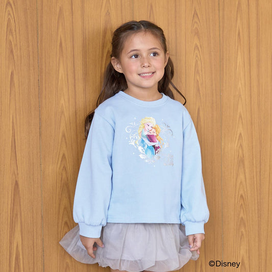 日本童裝 Ly# mine x Disney 抓毛Frozen衛衣 100-140cm 女童款 冬季 TOPS