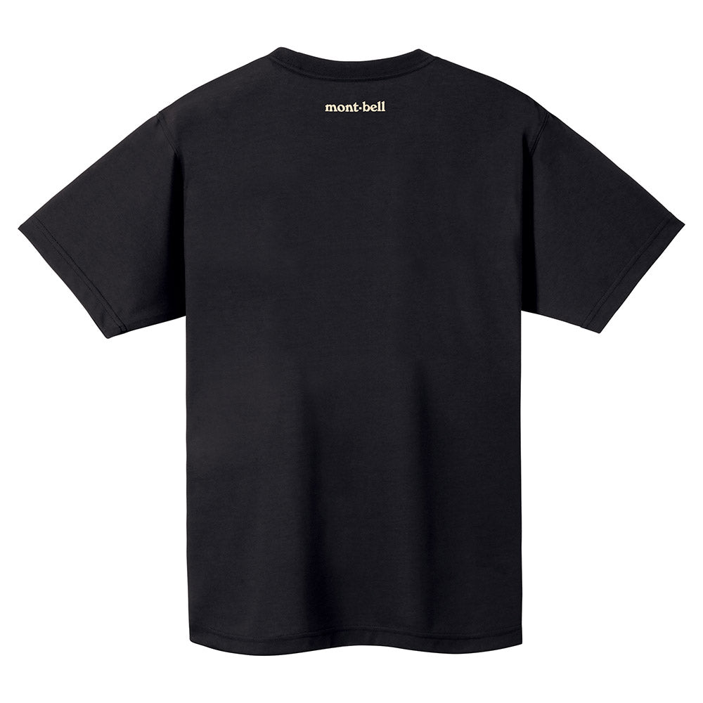 Japanese children's clothing mont-bell UV protection / quick-drying / odor-suppressing Monta Bear face short-sleeved T-shirt 100-160cm / XS-XL boys / girls / adult summer TOPS