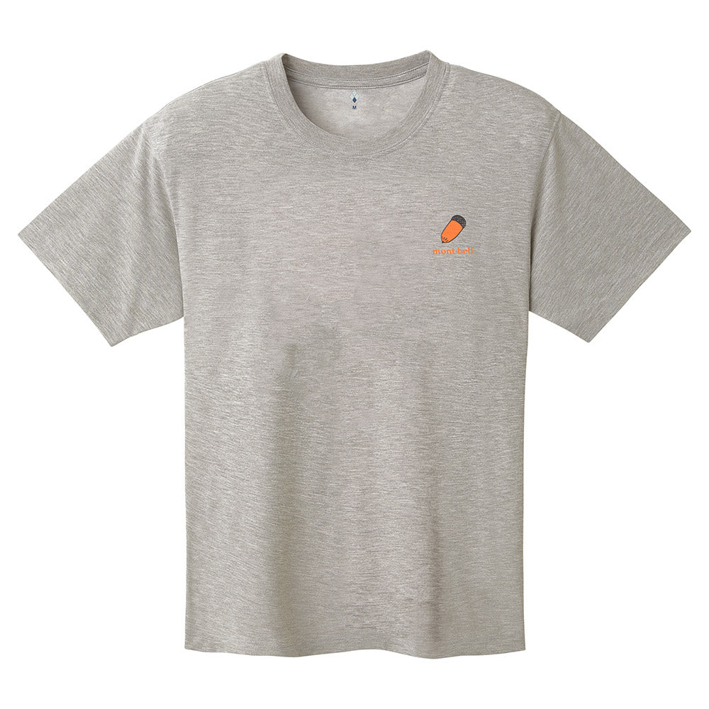 Mont-Bell Japan Children's Clothing UV Protection/Water Absorbent Quick Dry/Odor Suppressing Acorn Short Sleeve T-shirt 100-160cm/XS-L Adult/Boys/Girls Summer TOPS