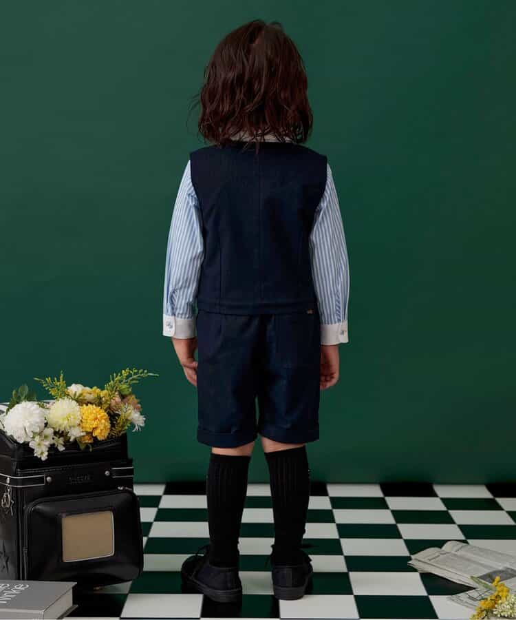 Japanese children's clothing BREEZE shirt 90-130cm boys' spring TOPS interview/banquet/performance