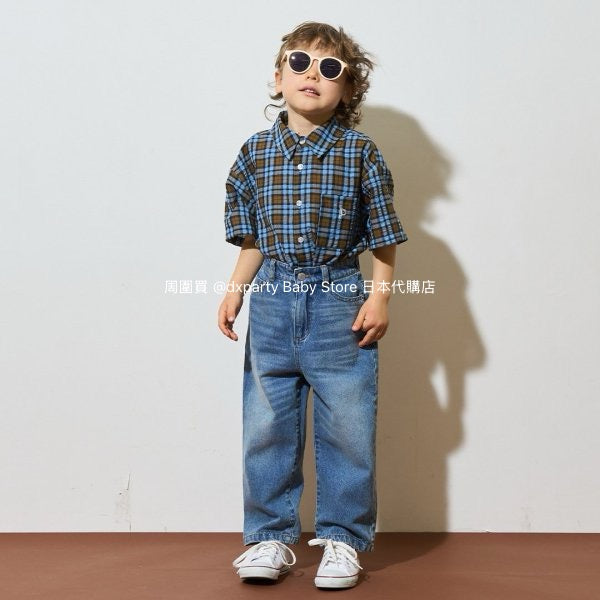 Japanese children's clothing b・R# casual shirt 100-150cm boys/girls spring and summer TOPS