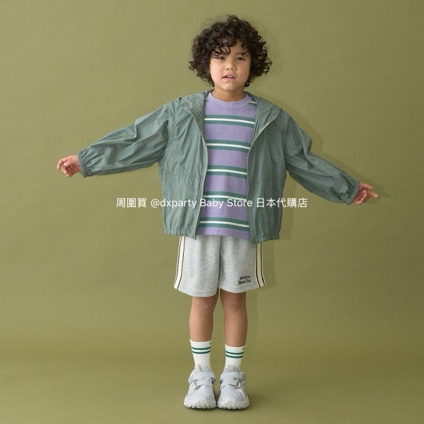 Japanese children's clothing b・R# 2Way vest with detachable sleeves (100-150cm) for boys and girls, spring and summer outerwear