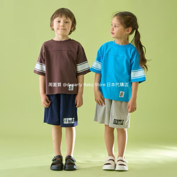 Japanese children's clothing b・R# mesh sports shorts 100-150cm boys/girls summer PANTS