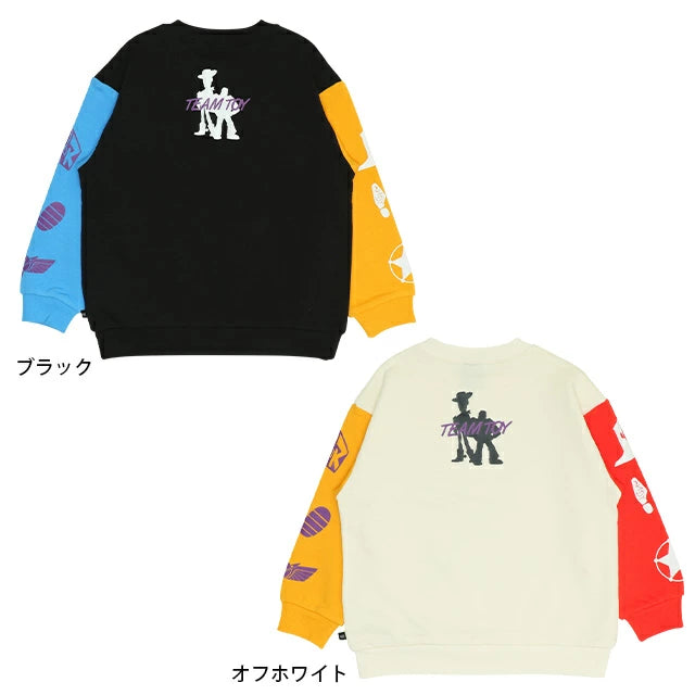 Japanese BDL x Disney Toy Story two-tone sleeve sweatshirt 90-140cm boys/girls spring/summer TOPS