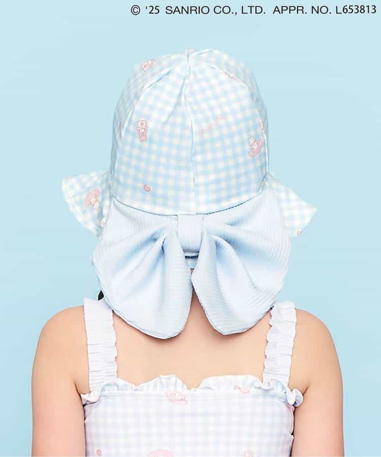 Ampersand x Sanrio UV-blocking swim cap (46-56cm) shipped directly from Japan. Girls' summer swimsuit special edition.