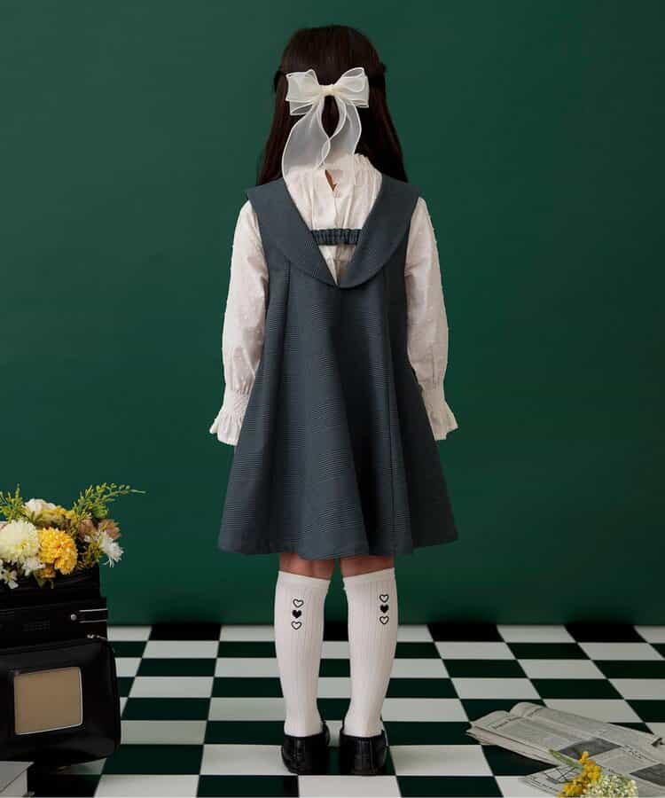 Japanese children's clothing BREEZE vest dress 90-130cm girls spring dresses for interviews/banquets/performances