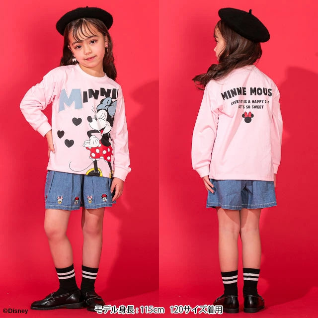 Japanese BDL x Disney long-sleeved tops (80-140cm) for boys and girls (spring/summer)