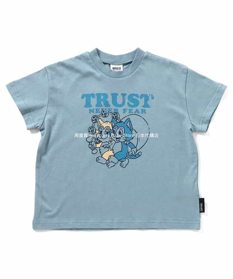 BREEZE Japanese Summer Festival Print Tops (80-140cm) for Boys and Girls (Summer)