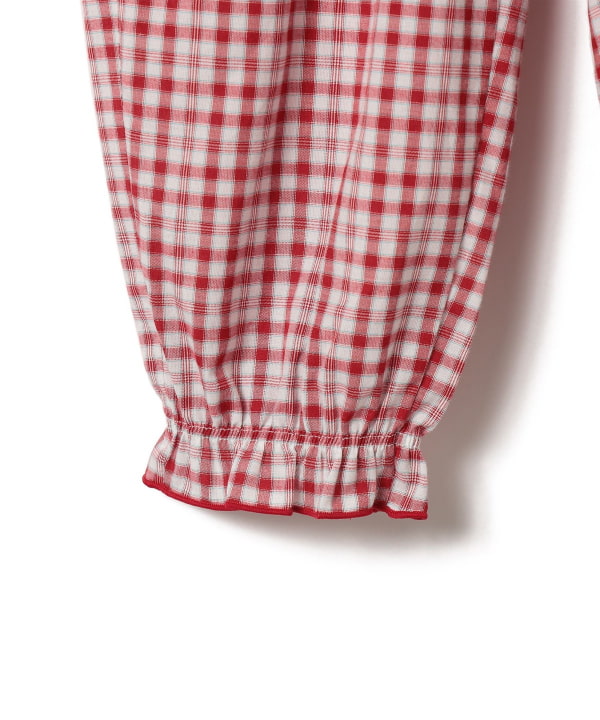 日本童裝 BE#AMS mini 格紋長褲 90-130cm 女童款 夏季 PANTS