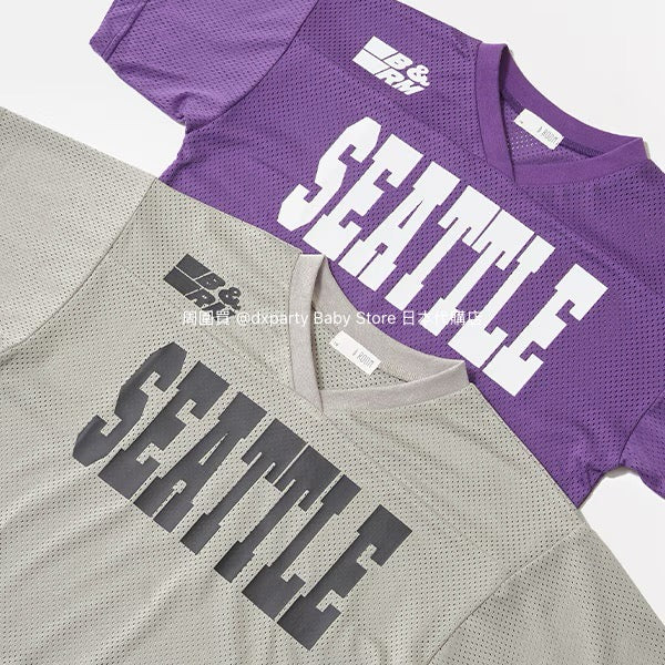 Japanese children's clothing b・R# V-neck mesh sports top 100-150cm boys/girls summer TOPS
