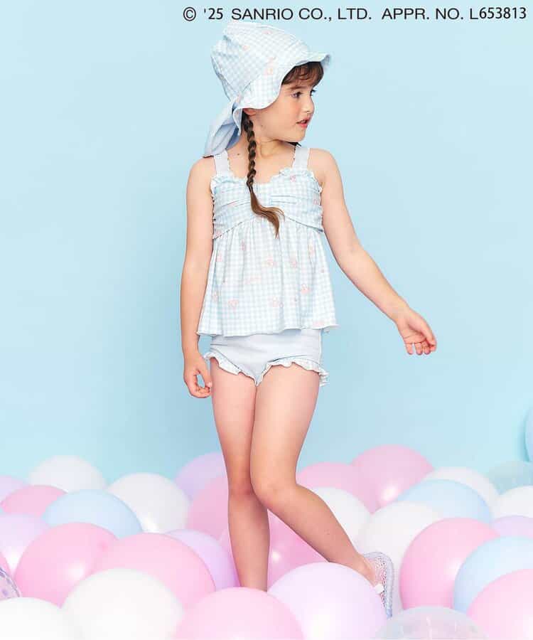 Ampersand x Sanrio UV-blocking swim cap (46-56cm) shipped directly from Japan. Girls' summer swimsuit special edition.