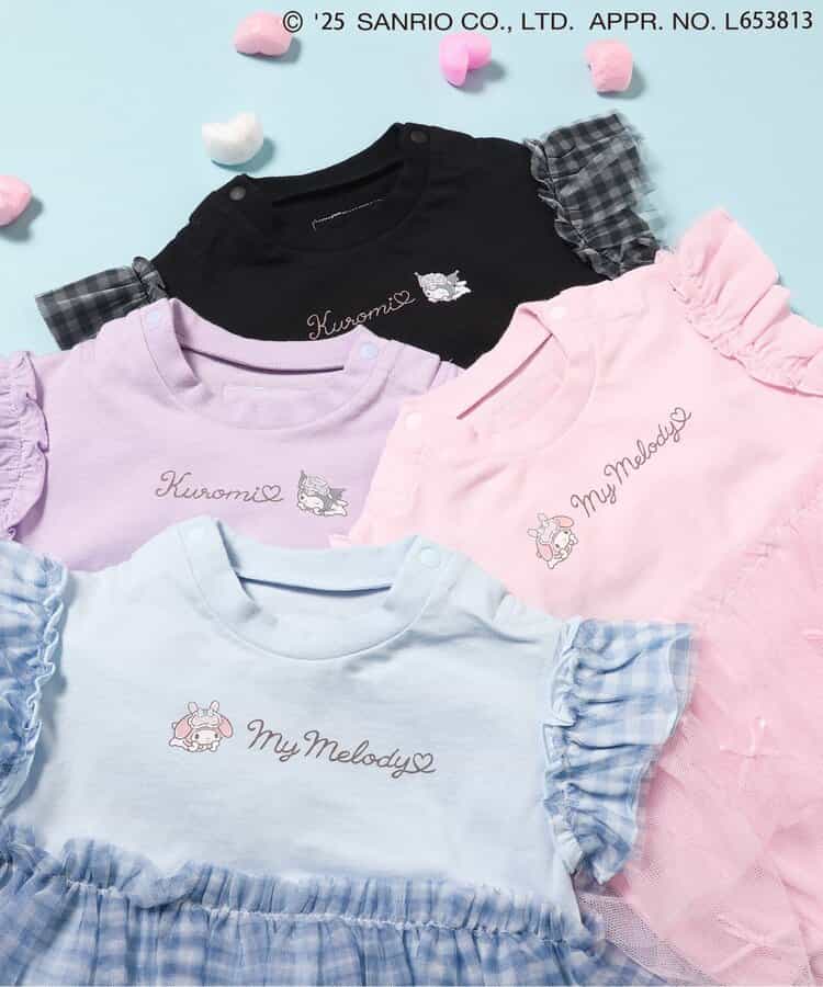 Japanese Ampersand x Sanrio Chiffon Jumpsuit (60-80cm) for Girls (Spring) (Newborn Baby Jumpsuit)