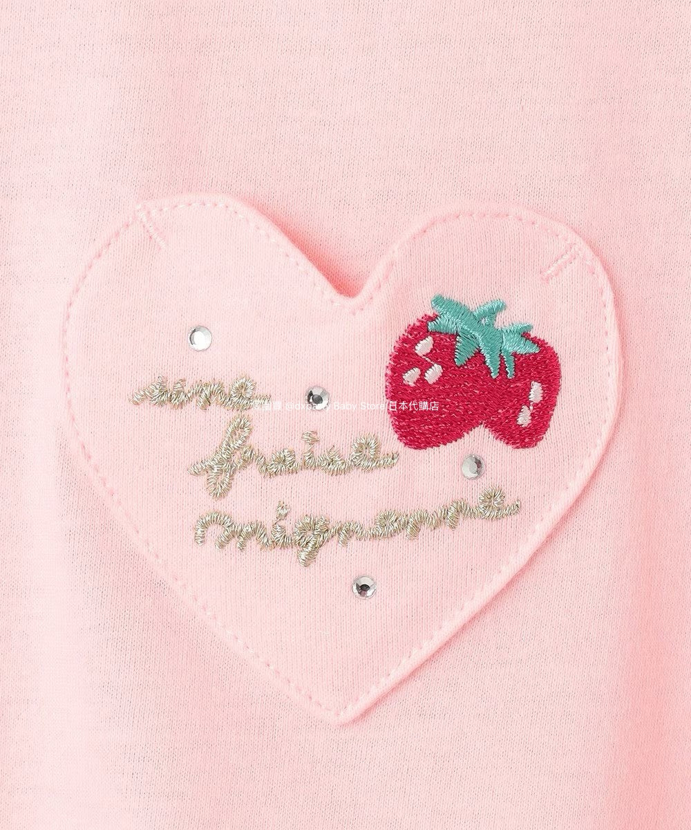 Japanese children's clothing aF#a325 spliced elegant top 90-160cm girls summer TOPS