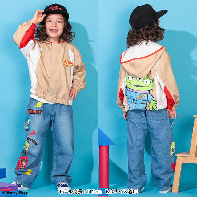 Japanese BDL x Disney Toy Story Waterproof Series Colorblock Windbreaker 90-140cm Boys' Spring/Summer OUTERWEAR